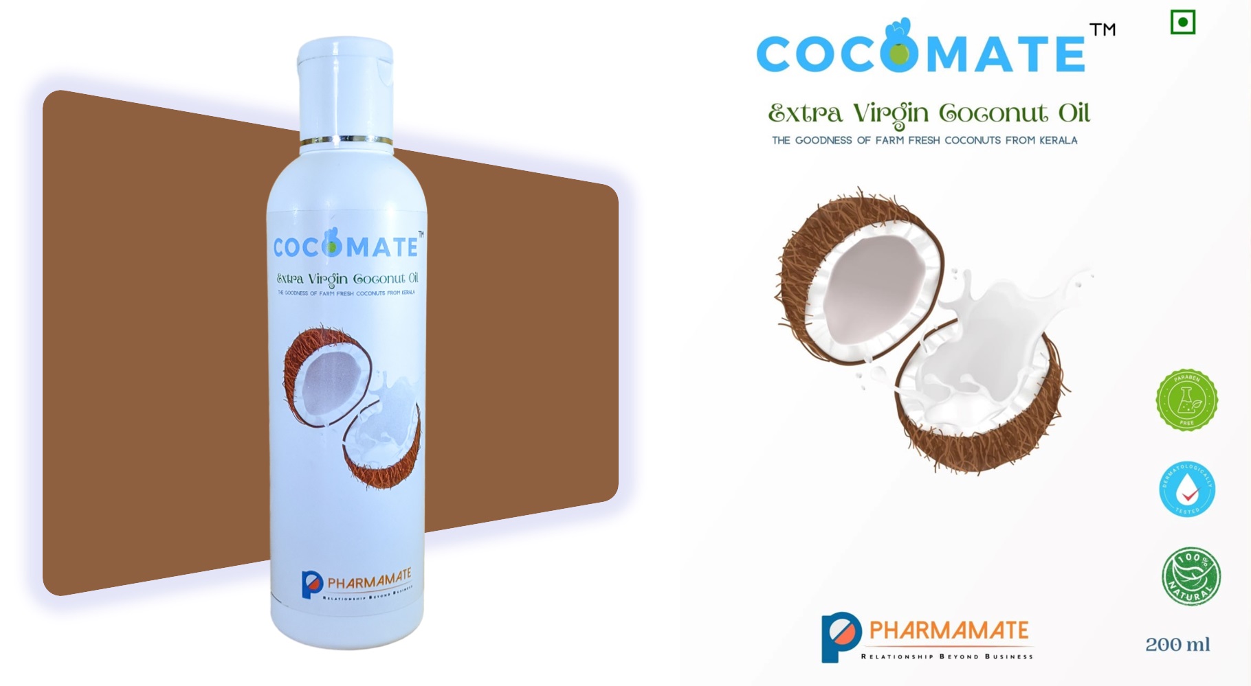 Cocomate - Extra Virgin Coconut Oil, Pharmamate