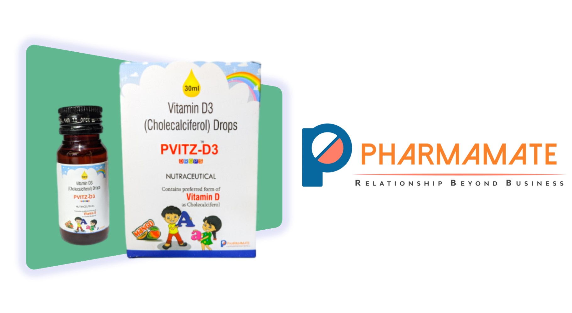 Pvitz D3 - Extra Virgin Coconut Oil, Pharmamate